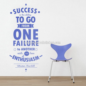 ... » Store » Quotes & Phrases » Motivational Quote Success Sticker