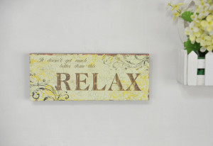 Details about Decorative Wooden Sign Wall Plaque Wall Decor with ...