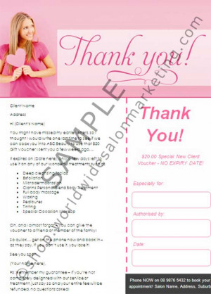 ... Beauty » Skincare & Products » US Letter: Thank You Letter Three