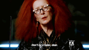gif american horror story frances conroy 03x10 ahs: coven myrtle snow