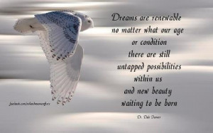 quote dreams are renewable # quotes # inspiration # unitedhumanity