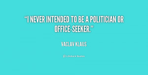 Vaclav Klaus Quotes