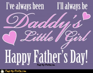 Graphics : Father's Day : Daddy's little girl by Pimp My Profile