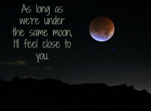 love, moon, photography, quote, quotes, sweet