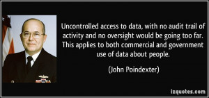 More John Poindexter Quotes