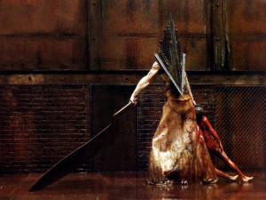Honestly... why are you always there, Pyramid Head? Wait... are you ...