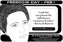 feb 1 freedom day apr 2 tell the truth day freedom quote truth quote