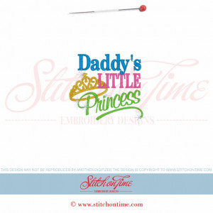 5674 Sayings : Daddy's Little Princess 4x4 £1.90p