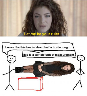new use for Lorde…