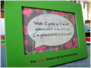 Displaying your kids’ quotes in photo frames and stalking Nate ...