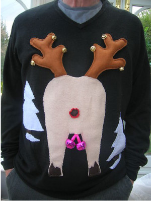 Rude Christmas Jumpers Zrdtbq