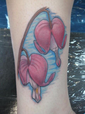 Bleeding Heart Tattoos Back picture