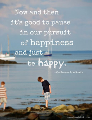 The Pursuit Happiness...