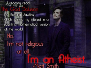 Richard Dawkins -Matt Smith on The God Delusion