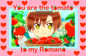 Hetalia Valentine: Tomato to my Romano by FrozenClaws