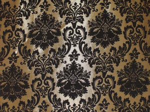Gold Damask Upholstery Fabric