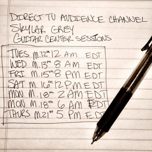 Skylar Grey Live Guitar Center Sessions Schedule