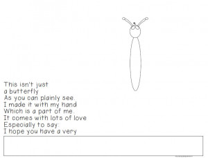 preschool mothers day handprint poems