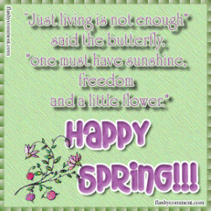 Famous Quotes About Spring...