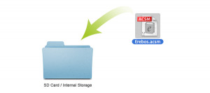 Put the .acsm file in the SD card/internal storage of your ...
