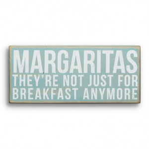 14 in. Margaritas Wood Sign at the Foundary
