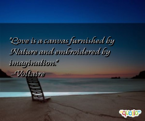 Love Quotes Canvas Furnished