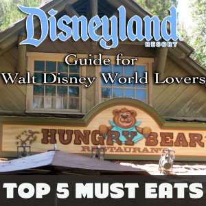... my top 5 favorite things to eat and ride at the Disneyland Resort