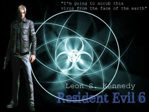 Leon S. Kennedy Resident Evil 6 Wallpaper by GraveCradle88