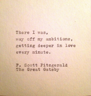 Quote from The Great Gatsby