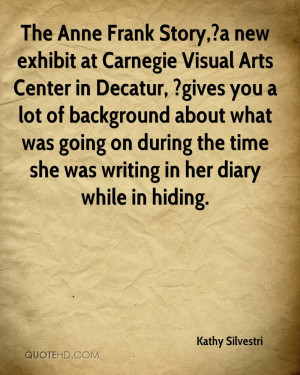 The Anne Frank Story,?a new exhibit at Carnegie Visual Arts Center in ...