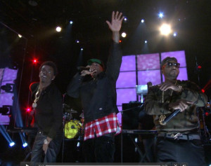 ... rapper, Jeezy, and Rich Homie Quan performed their newly platinum