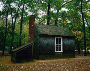Thoreau’s famous getaway in the Massachusetts woods.