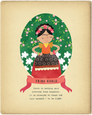 Frida Kahlo Character Quote - 8x10 Archival Art Print