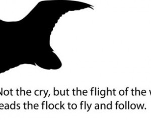 Duck - Leadership Quote Vinyl Decal 19