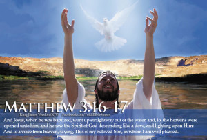 bible verses holy spirit matthew 3 16 17 jesus baptized hd wallpaper
