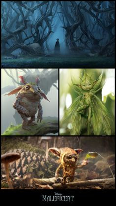 Concept art from Malificent. More
