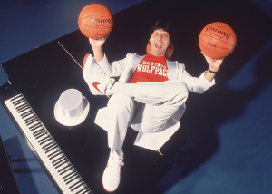 NC State coach Jim Valvano poses in 1983, weeks after leading the ...