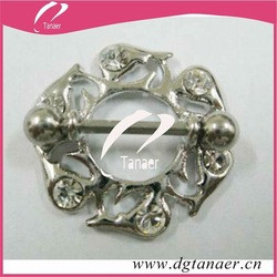 Wholesale body jewelry nipple piercing bar jewelry