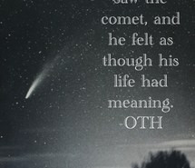 comet, leyton, life, love, lucas scott, meaning, novel, one tree hill ...