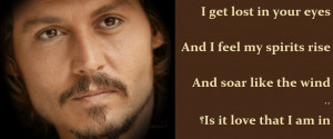 Johnny Depp Lost In Your Eyes