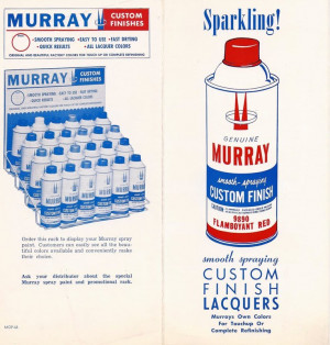 1966 Murray paint chip chart