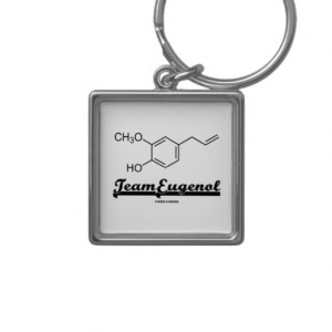 Team Eugenol (Chemical Structure) Keychains