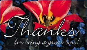 Thanks For Being A Great Boss Ecard