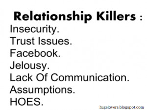 kinds of Relationship Killers