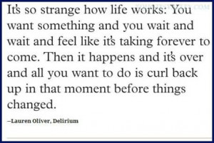 It’s So Strange How Life Works