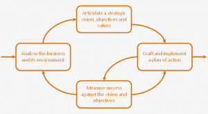 The Strategic Learning Cycle is comprised of 4 processes:
