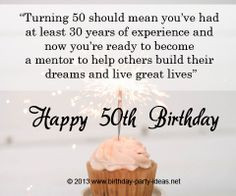 Funny Quotes 30 Years Old Birthday ~ 50th Birthday Quotes on Pinterest