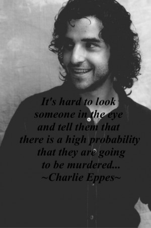 made this:) I like to quote things Charlie eppes says...or really ...