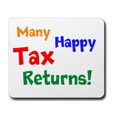 Tax Preparer CPA - Happy Tax Returns Mousepad for