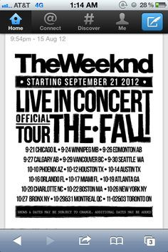 The weeknd!